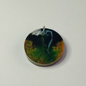 Pendentif rond "Aïkido" - Force Sagesse Intuition