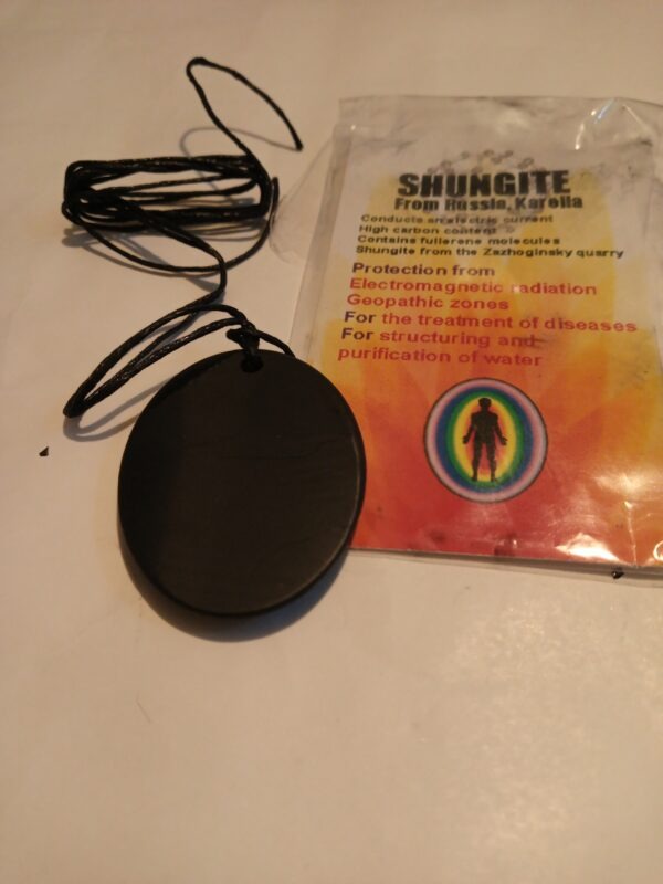 Pendentif shungite noire – Image 2