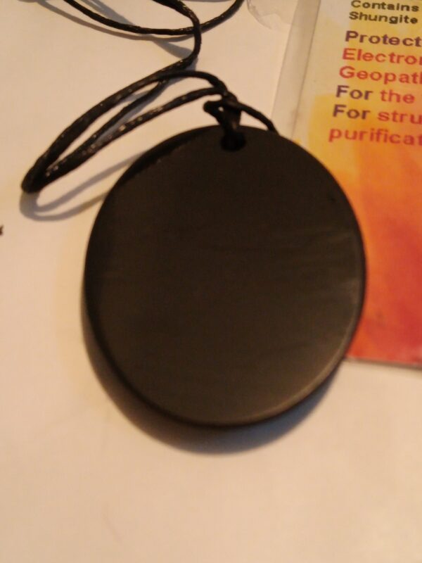 Pendentif shungite noire