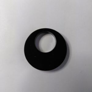 pendentif noir rond protection